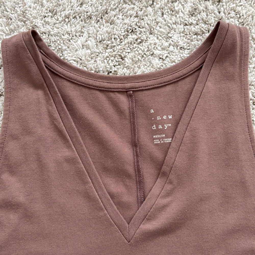 A New Day women’s v-neck dress. Size medium. - Picture 2 of 2